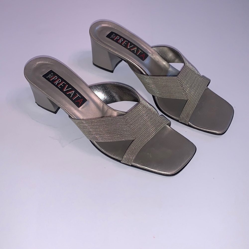 Prevata Capri Bijou Nickel Slide Sandal